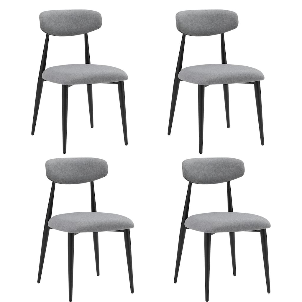 Modern Upholstered Dining Chairs Set of 4