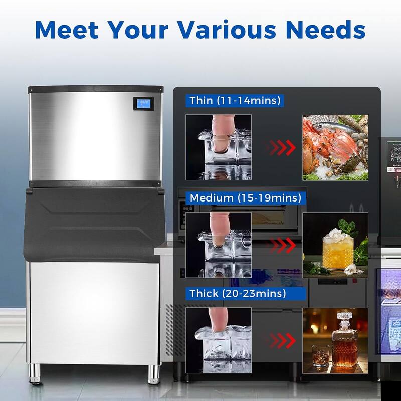 Commercial Ice Maker Machine 550 LBS/24H ice Maker Machine