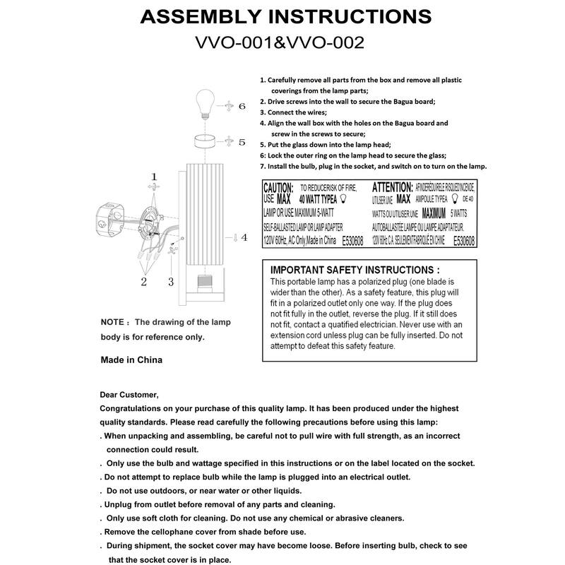 Livabliss Vivonne Traditional Wall Sconce - 4"L x 4"W x 16"H