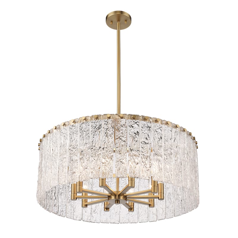 Glacier 10 Light Pendant - Modern Gold