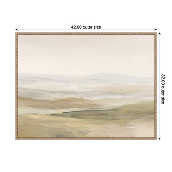 Kate and Laurel Fading Fields IV by Amy Lighthall Framed Canvas Wall ...