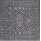 preview thumbnail 59 of 63, SAFAVIEH Handmade Glamour Sherita Modern Viscose Rug 6' Square - Steel/Blue - Square