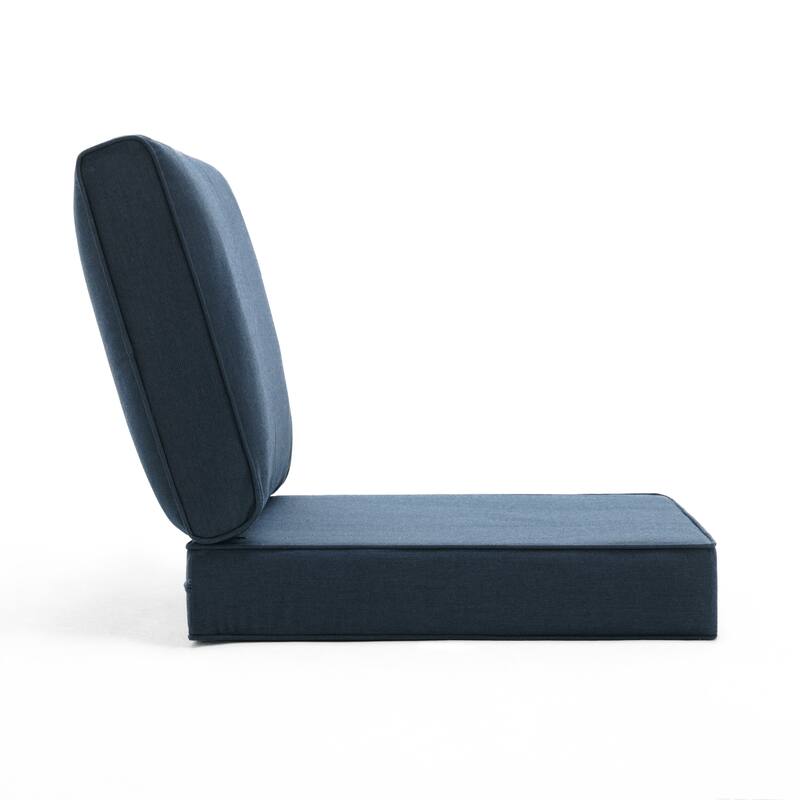 Outdoor 4.7" Thick Sunbrella Cushion Set with Back and Seat Cushions