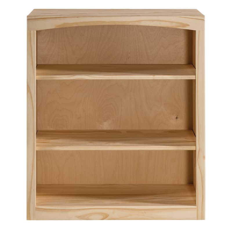 Arch+Haven Unfinished Solid Pine Bookcase