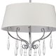 preview thumbnail 2 of 2, SAFAVIEH Lighting Waltz Adjustable 3-light Chrome Pendant - 17"x17"x17868"