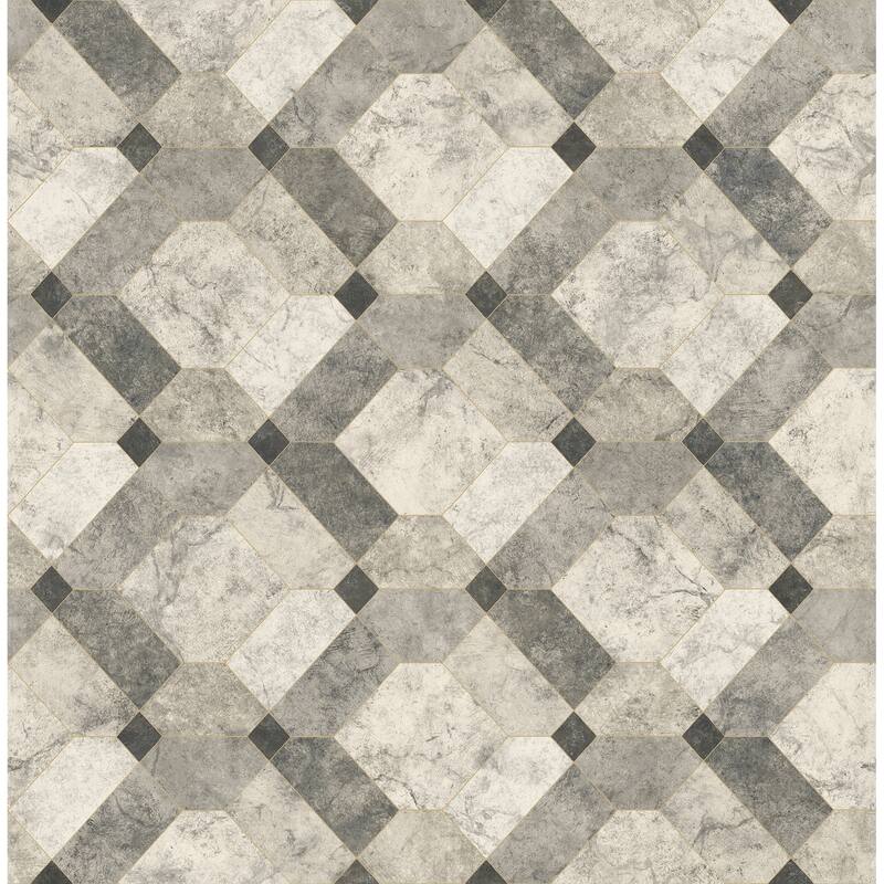 Ventura, Devonshire Light Marble, 33 FT. L x 20.5In. W Wallpaper Roll