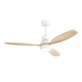 49.2 led dimmable ceiling fan with light and remote with starry sky