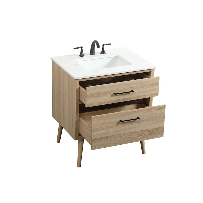 Nautical 18 - 30 Inch Single Bathroom Vanity