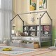 preview thumbnail 23 of 46, Kids Bed with Storage Shelf
