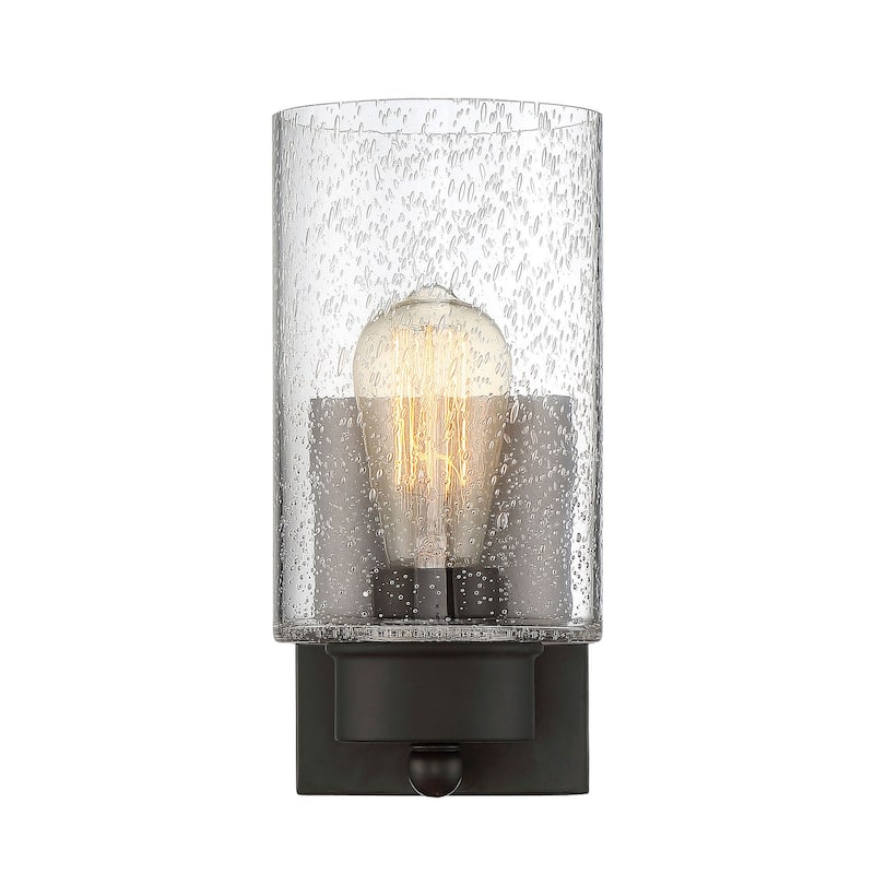 Meridian M90013 Single Light 11" Tall Wall Sconce - Oil Rubbed Bronze