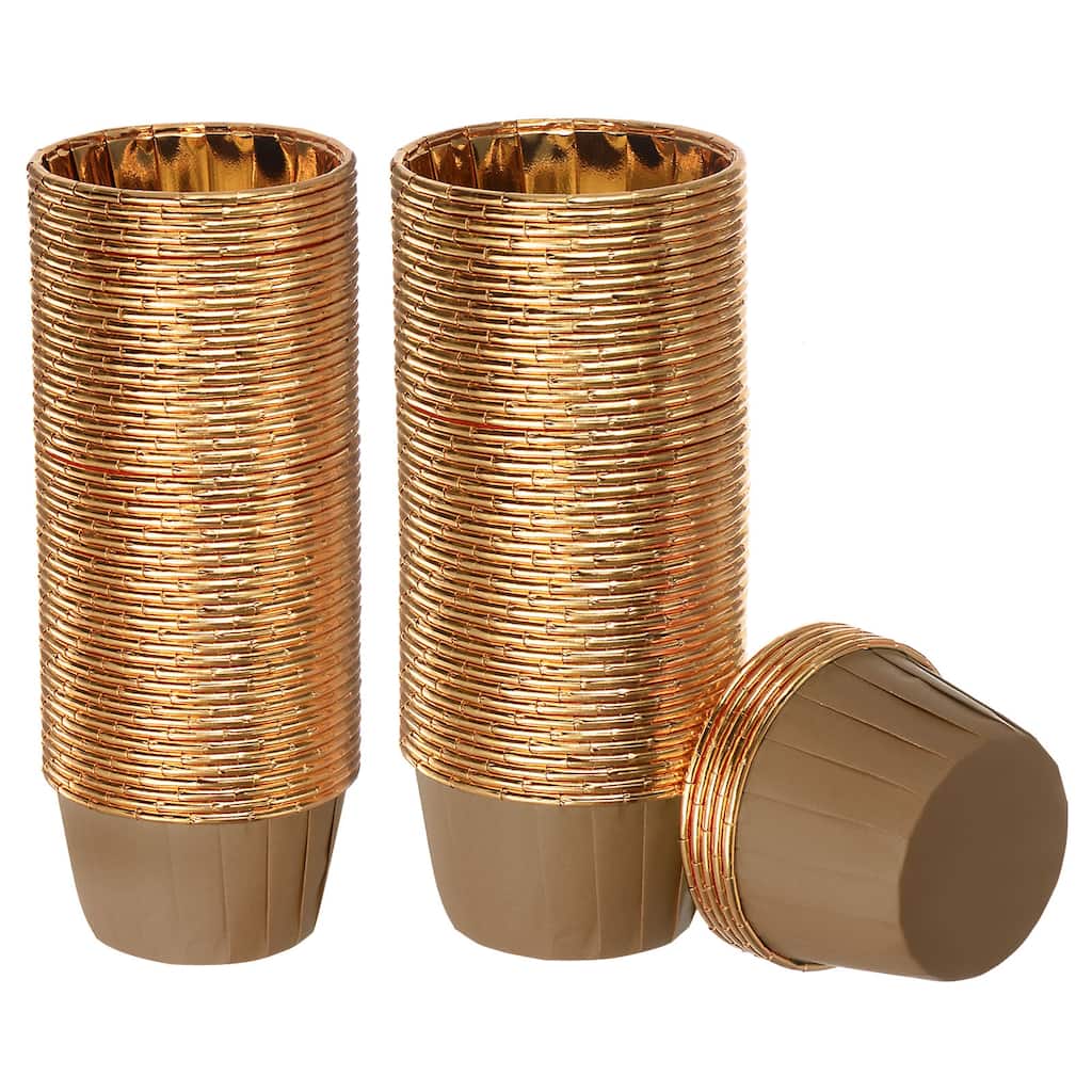 Cupcake Cups, 100pcs Aluminum Foil Standard Cupcake Liners