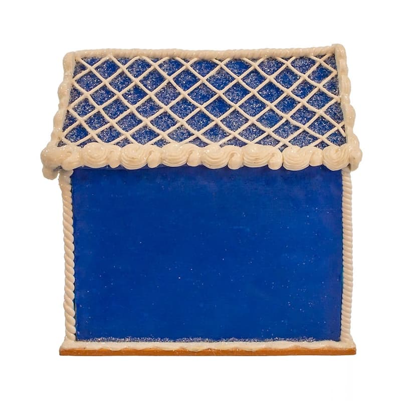 Kurt Adler 7-Inch Battery-Operated Hanukkah LED House Table Piece