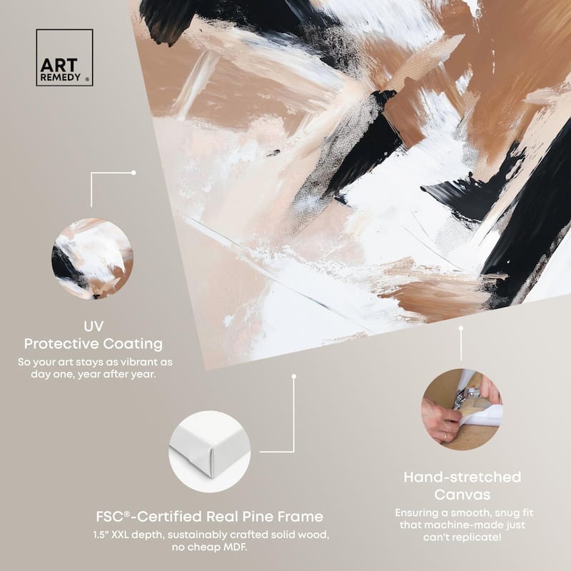 Sable and Sand I Canvas by Art Remedy, Gallery Wrapped