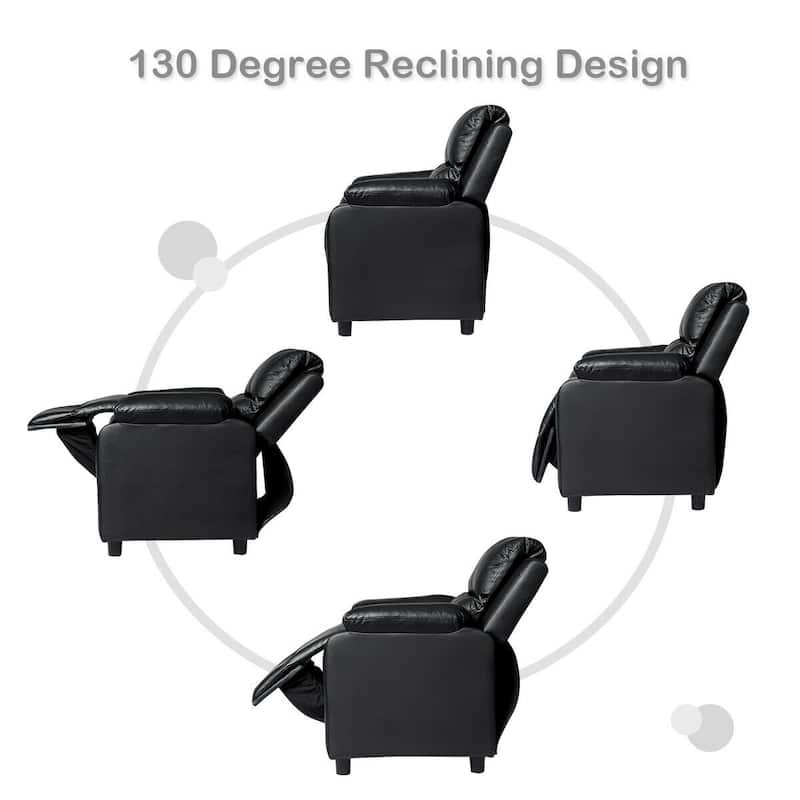 Gymax Deluxe Padded Kids Sofa Armchair Recliner Headrest Children w/ - See Details