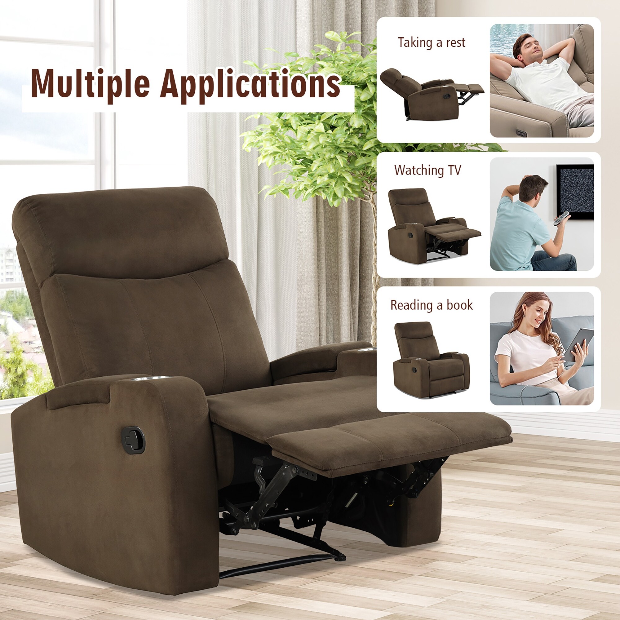 Costway best sale recliner chair