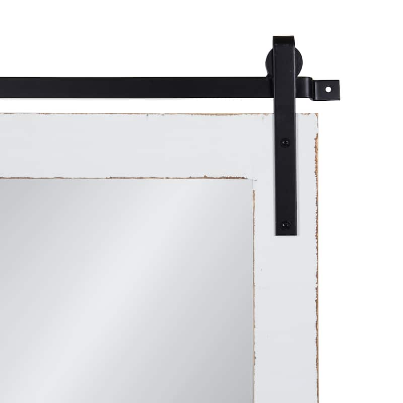Kate and Laurel Cates Framed Wall Mirror with Shelf