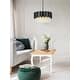 preview thumbnail 22 of 45, Zane Single Tier Chandelier Black - 24"