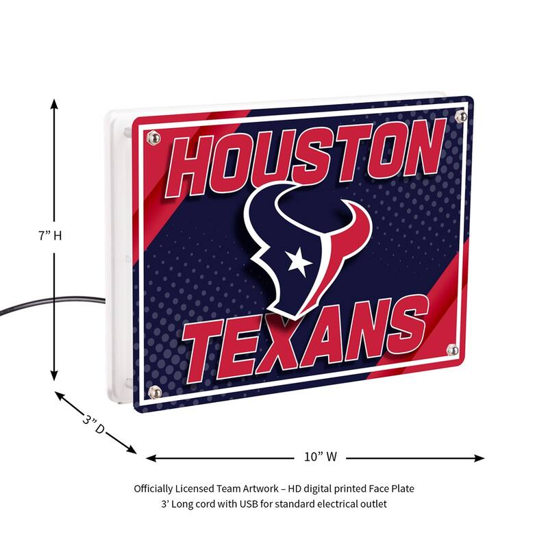 Houston Texans LED Lighted Sign