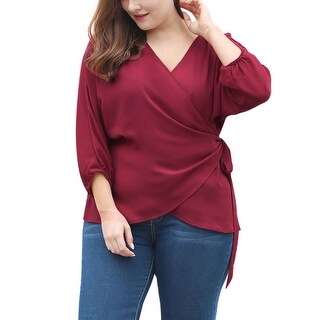 plus size batwing sleeve tops
