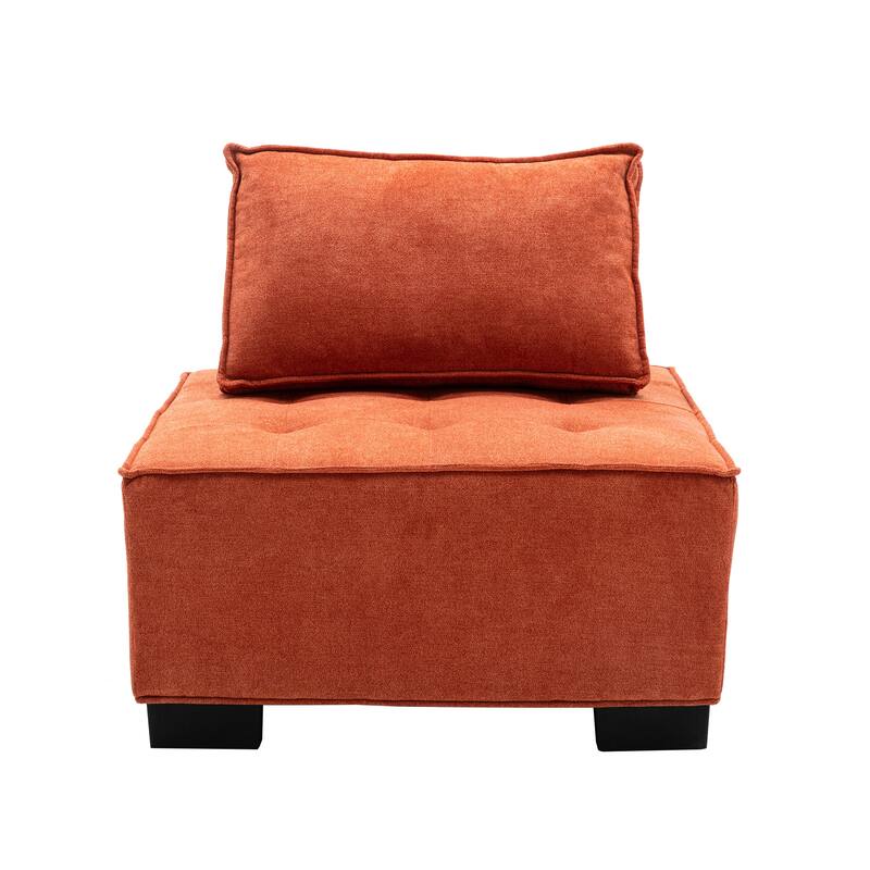 Modern Upholstered Living Room Chairs Set of 2