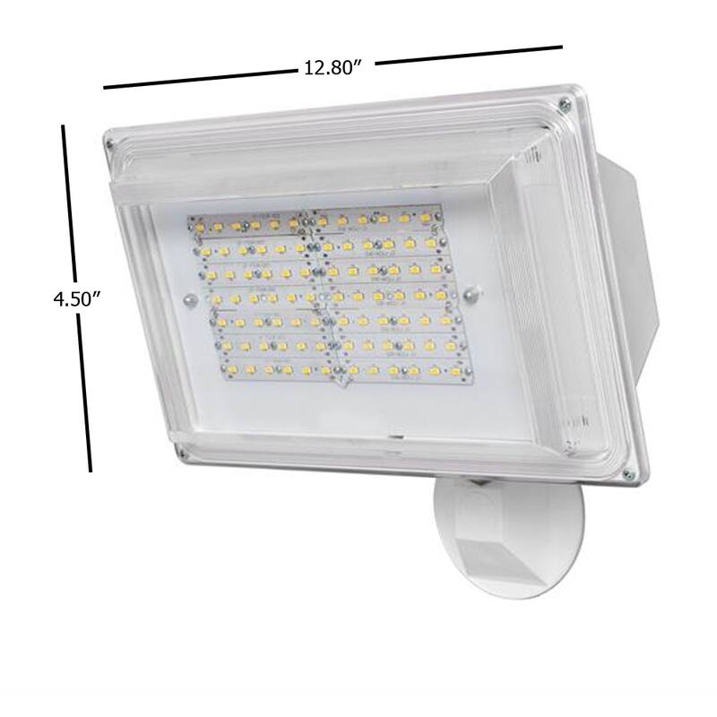 Amax Lighting 42W Plastic with 120 Volts LED Light White Finish