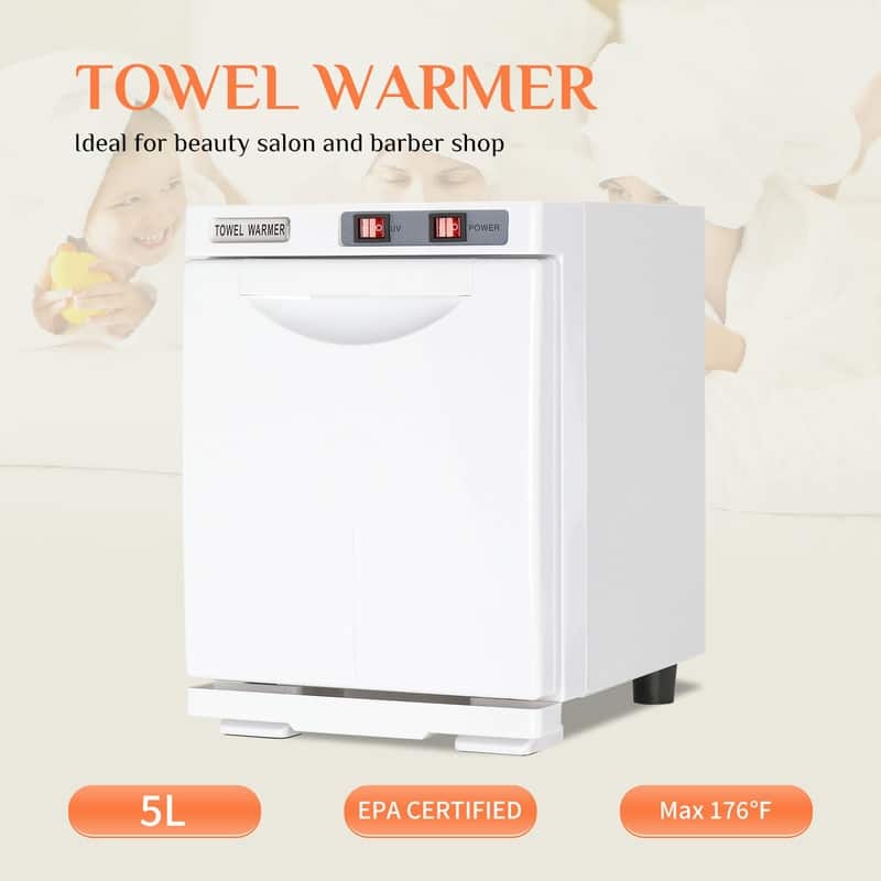 Hot Towel Warmer for Facials Massage, Aluminum Chamber, Salon Beauty Spa Barbershop Equipment