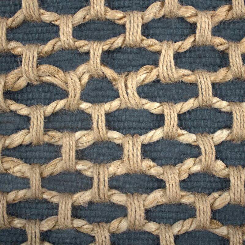 Boho Living Jada Braided Cotton/Jute Throw Pillow Covers