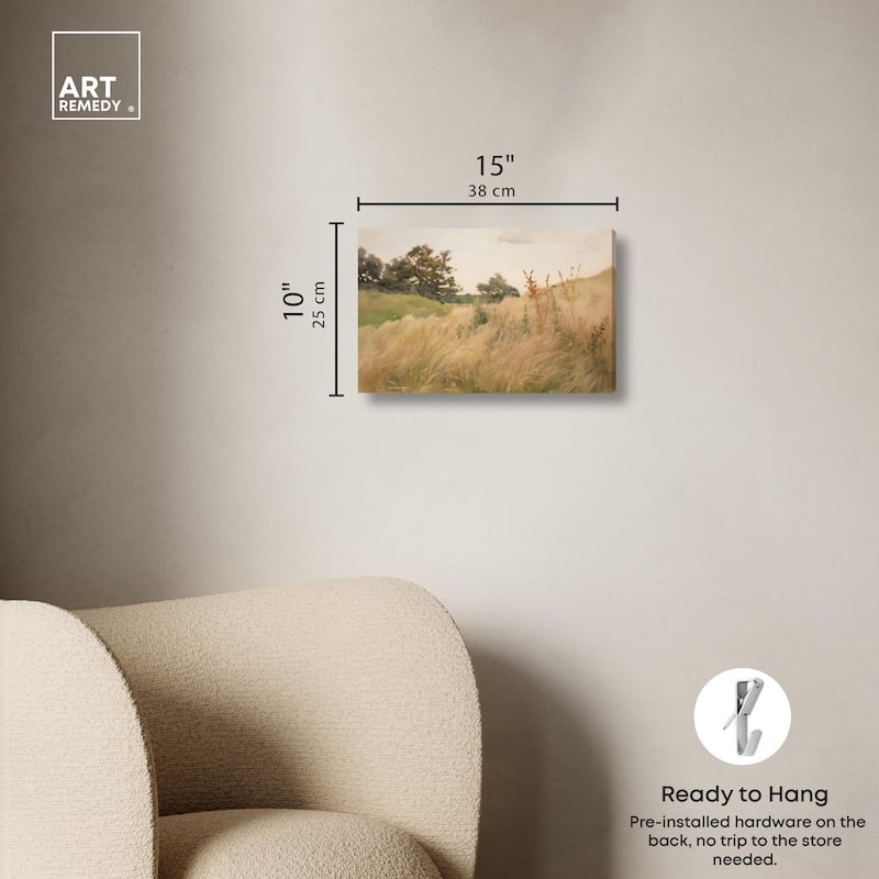 Cogon Grass Breeze I Canvas by Art Remedy, Gallery Wrapped