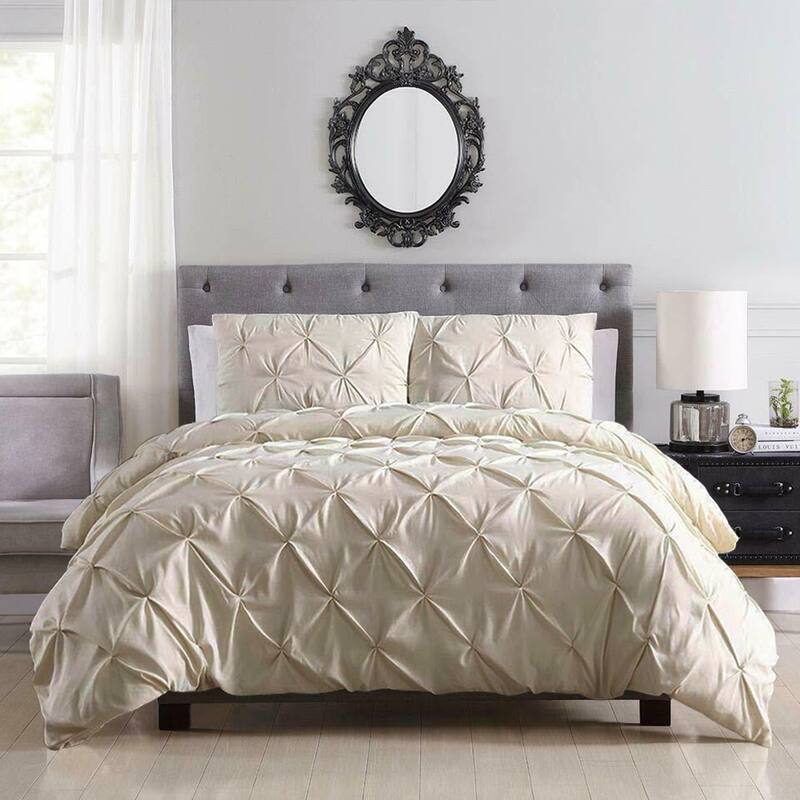 Shatex Pintuck Bedding Comforter Sets