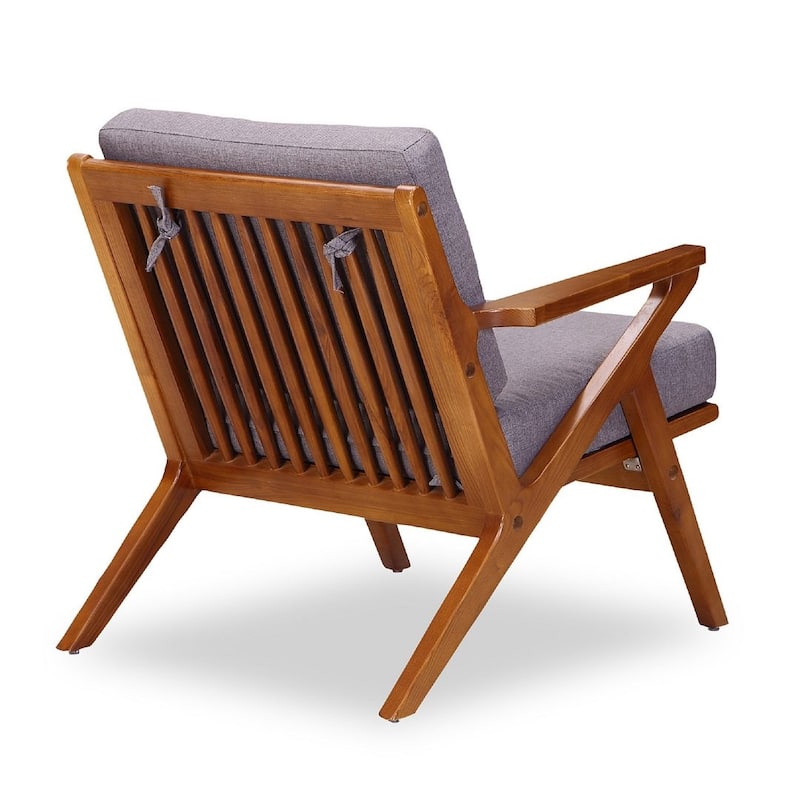 Manhattan Comfort Martelle Amber Twill Weave Accent Chair
