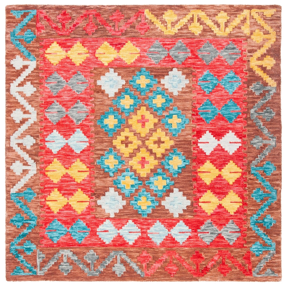 SAFAVIEH Handmade Aspen Besije Boho Wool Rug