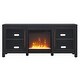 preview thumbnail 54 of 56, Quincy TV Stand with Fireplace Insert