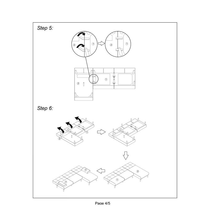 Contemporary Tufted Sofa Bed - Multi-Functional Adjustable Furniture