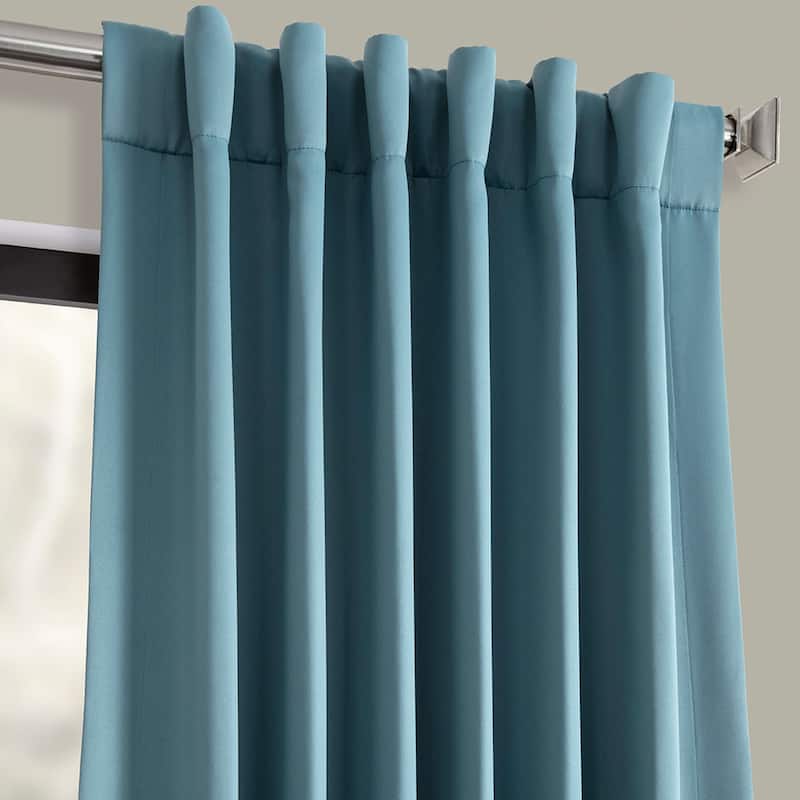 Exclusive Fabrics Room Darkening 108-inch Curtain Panel Pair