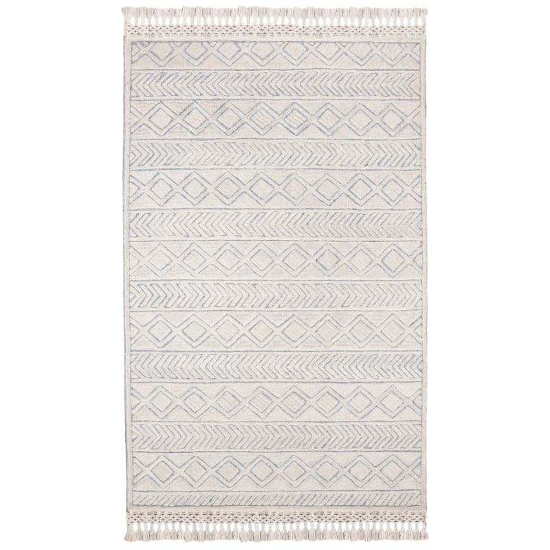 SAFAVIEH Handmade Casablanca Shag Jenney Tribal Wool Rug