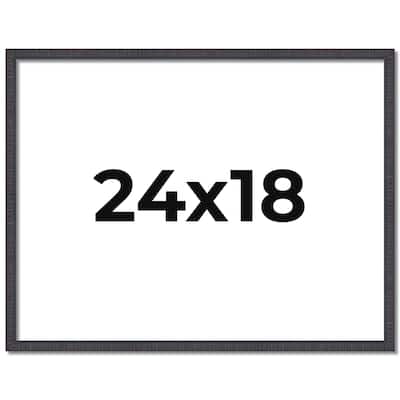 24x18 Frame Brown Picture Frame - Complete Modern Photo Frame Includes