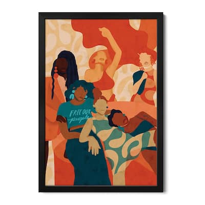 Women Premium Framed Poster by Reyna Noriega