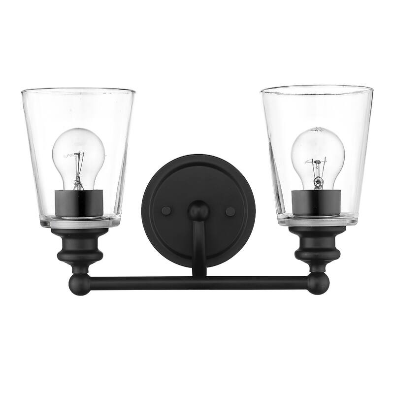 Modern Clear Glass Shade Wall Sconce with Swing Arm for Home Lighting