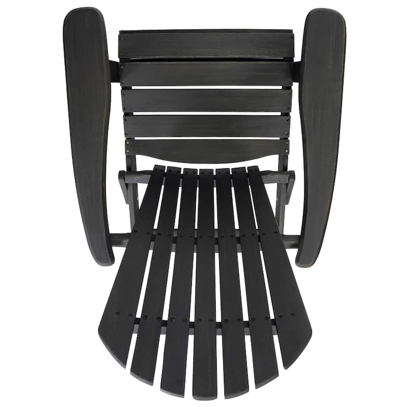Adirondack Chair Folding Patio Seating with Slatted Backrest, Leisure Chair Reading Chair Leisure Chair