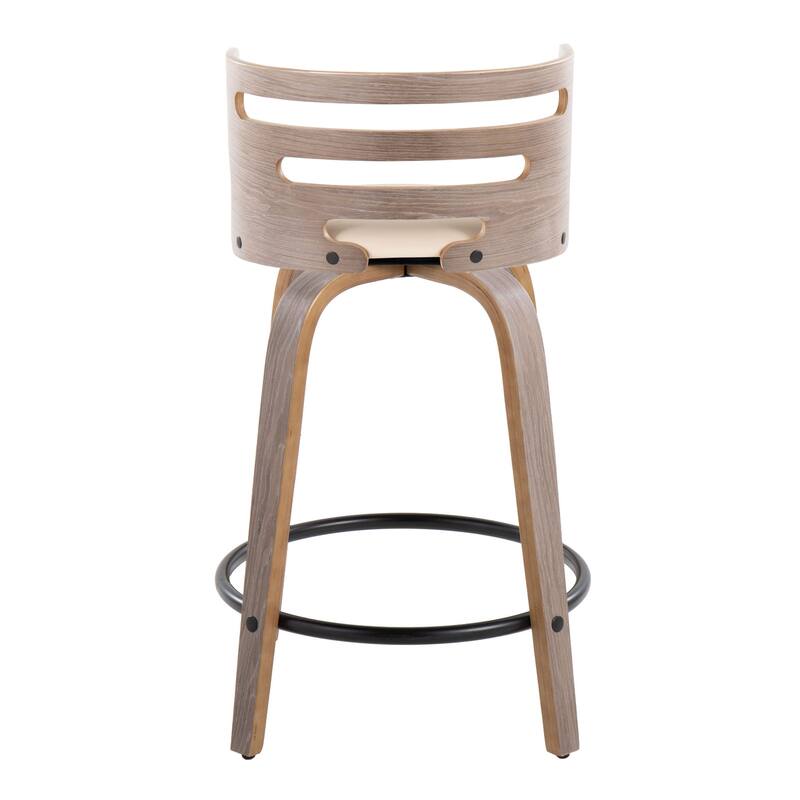 Carson Carrington Cranagh 24" Upholstered Counter Stools (Set of 2)