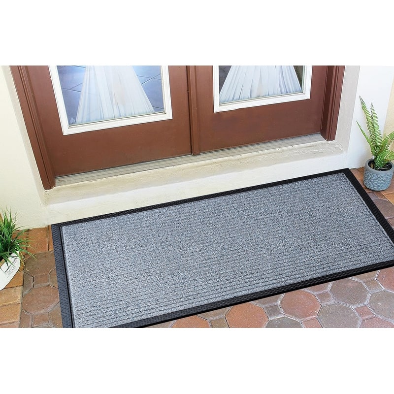 A1HC New Durable and Versatile Polypropylene Rubber Door Mat All Weather Inside Outside Door Mat
