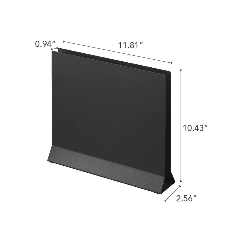 Yamazaki Home Placemat Stand, Steel - L 2.56 x W 11.81 x H 10.43 inches