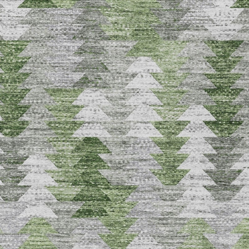 HomeRoots Geometric Transitional Rectangle Outdoor Rug