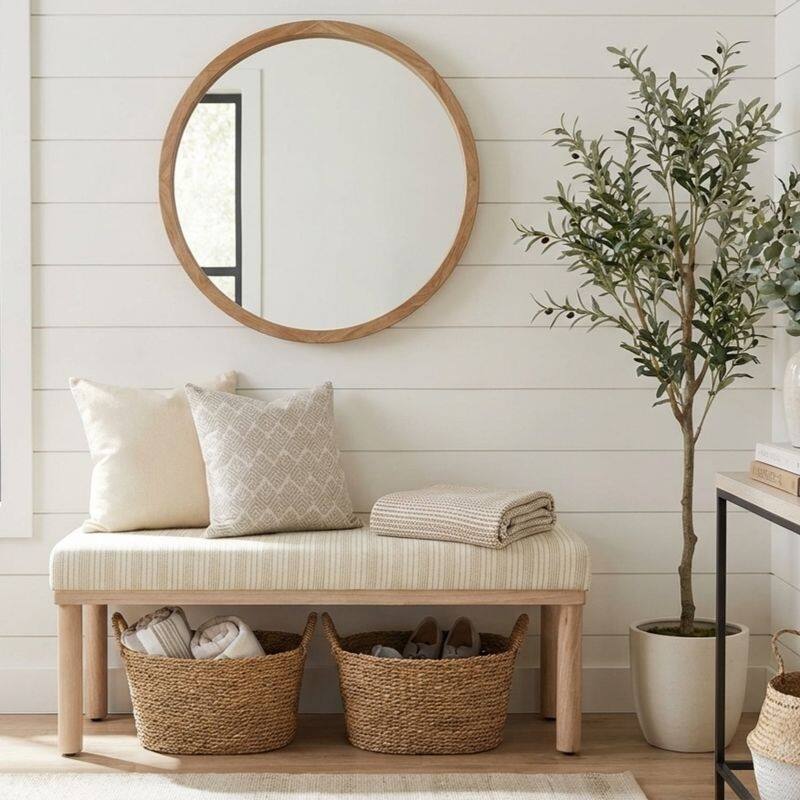 HomePop Oslo Upholstered Bench