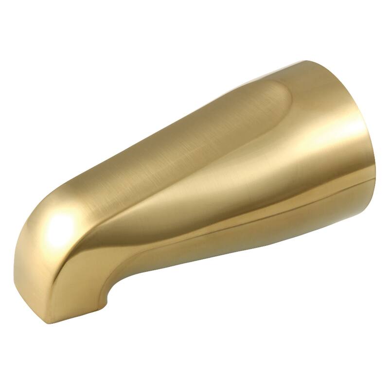 K187AX-P 5-1/4 Inch Tub Spout - Brushed Brass
