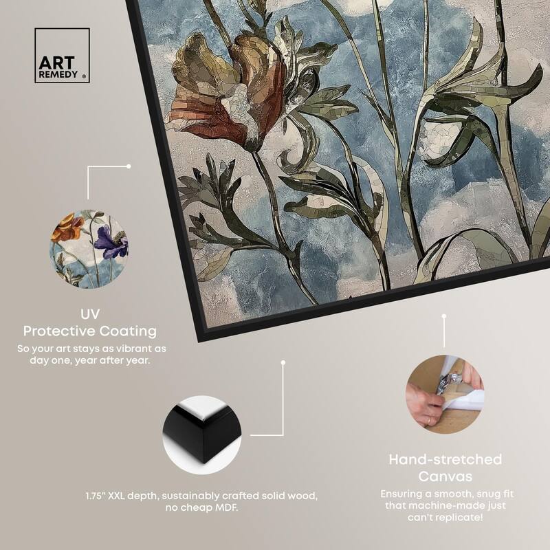 Hued Blossom II Canvas by Art Remedy
