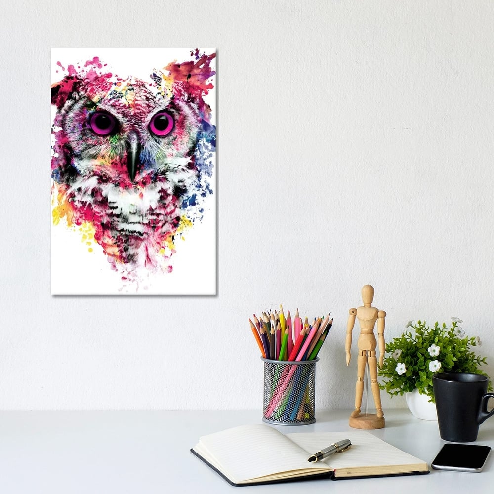 iCanvas "Owl I" by Riza Peker Canvas Print
