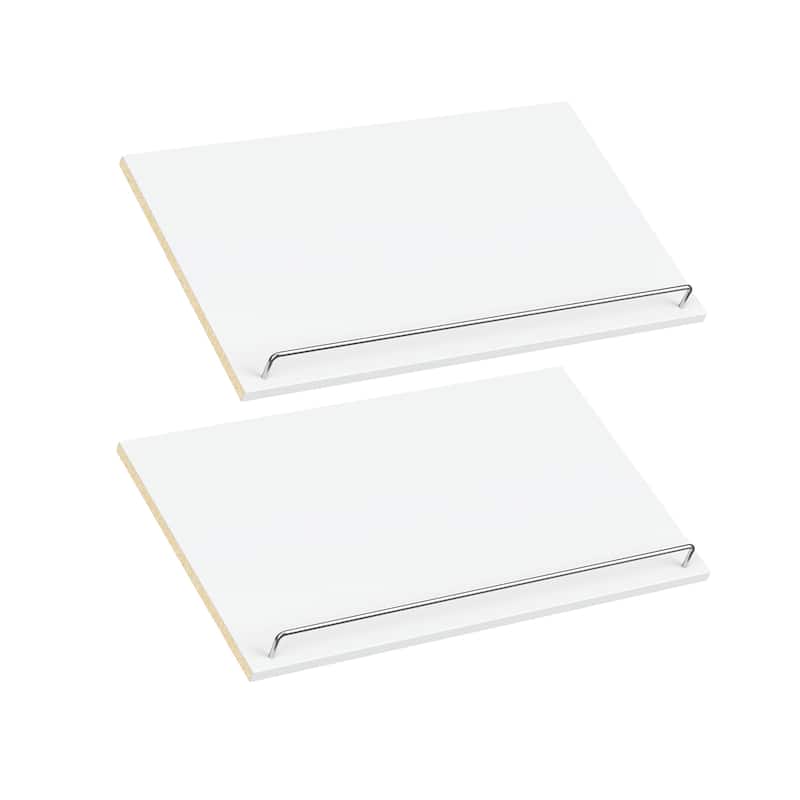 ClosetMaid SuiteSymphony 25-inch Wide Angled Shoe Shelves (2-Pack)