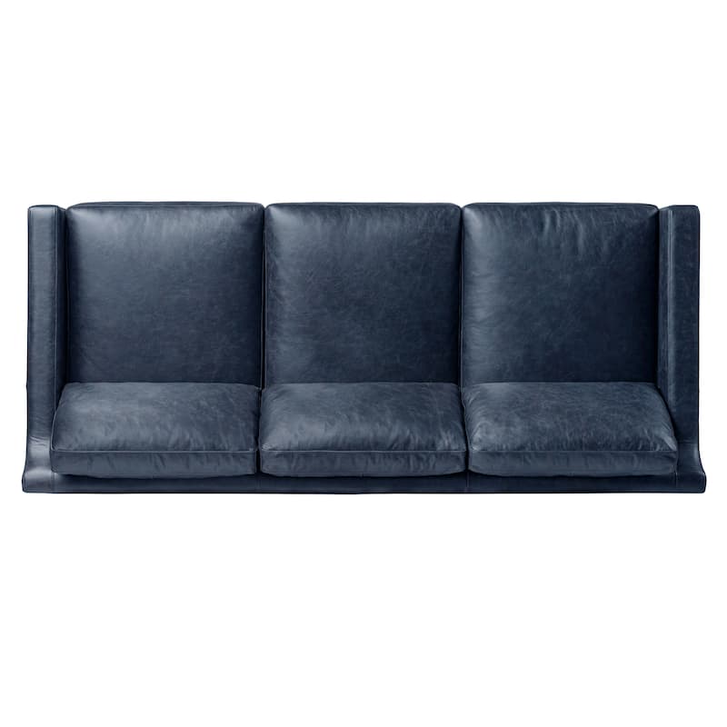Poly & Bark Sorrento Sofa - Full Grain Genuine Italian Leather