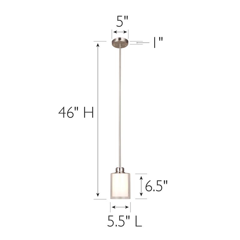 Design House 567214 Oslo Traditional 1-Light Indoor Dimmable Mini Pendant